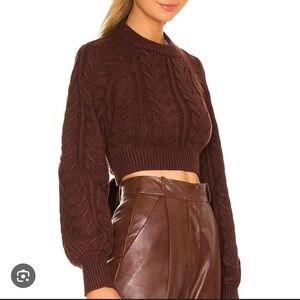 Safaa Sweater in Chocolate Camila Coelho